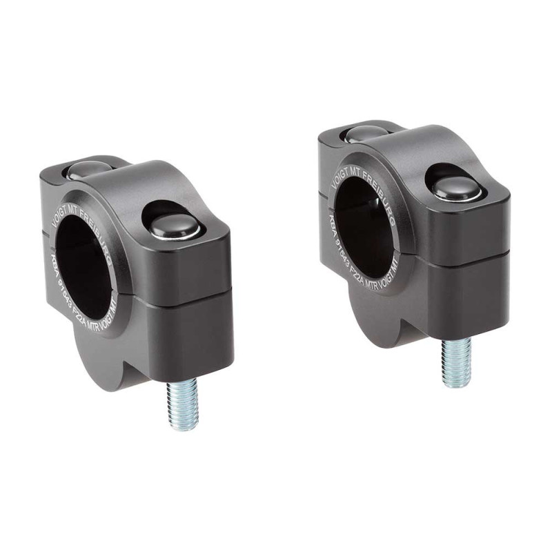 Paire rehausseurs de guidon 22mm pour guidon 28.6mm