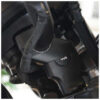 PAIRE REHAUSSEURS DE GUIDON 30 MM AVEC DÉPORT 21 MM POUR GUIDON 25.4MM NOIR