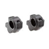 PAIRE REHAUSSEURS DE GUIDON 30 MM AVEC DÉPORT 21 MM POUR GUIDON 28.6 MM