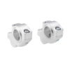 PAIRE REHAUSSEURS DE GUIDON 30 MM AVEC DÉPORT 21 MM POUR GUIDON 28.6 MM