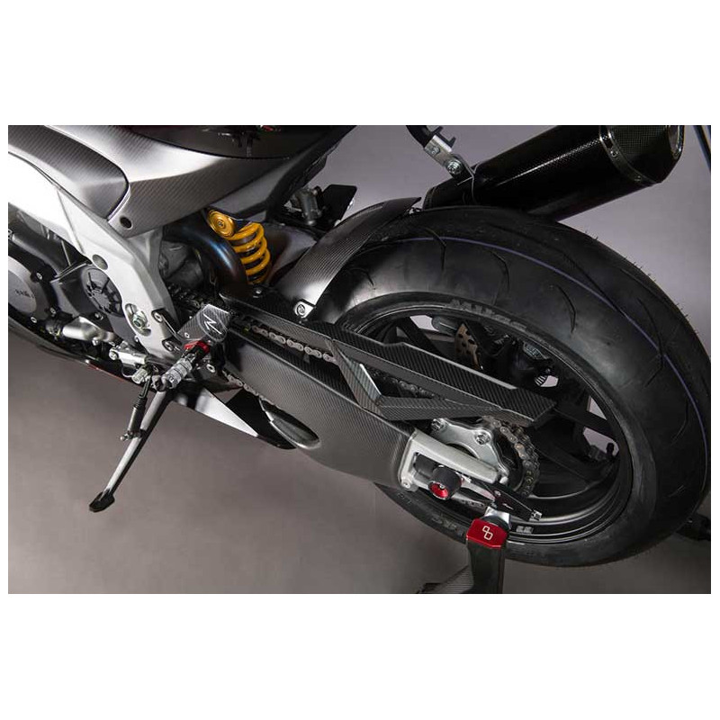 PARE CHAINE CARBONE BRILLANT LIGHTECH APRILIA