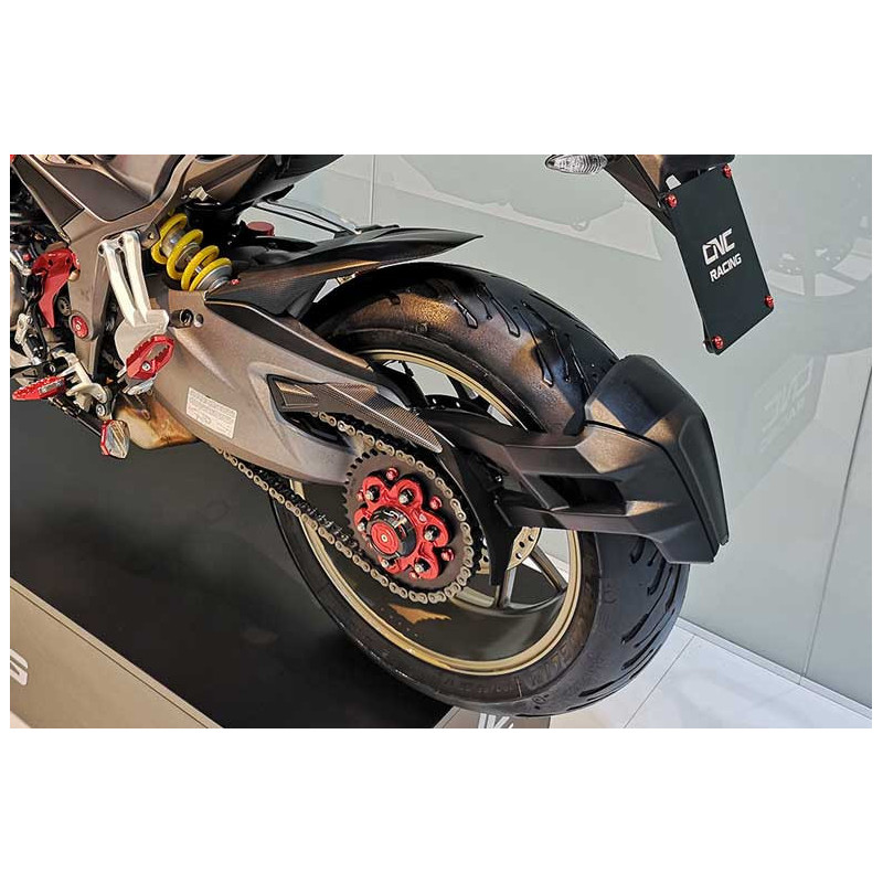 PARE CHAÎNE SUPÉRIEUR DUCATI MULTISTRADA CARBONE MAT