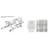 PARE TALON CARBONE COMMANDES RECULEES BONAMICI PIECE DETACHEE