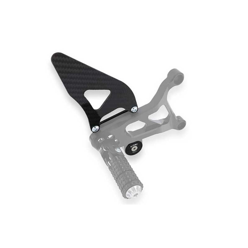 Pare talon Droit en carbone pour PE226 CNC racing MV Agusta