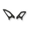 PARE TALONS COMMANDES RECULEES CNC RACING DUCATI PANIGALE V4 CARBONE MAT