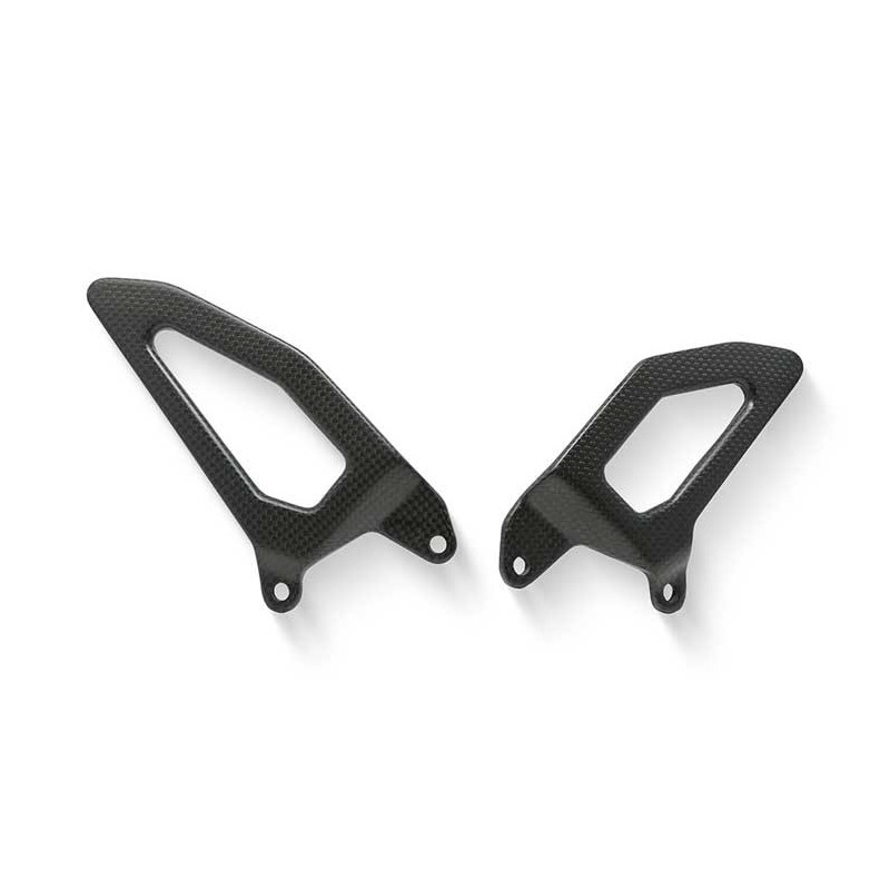 PARE TALONS COMMANDES RECULEES CNC RACING DUCATI PANIGALE V4 CARBONE MAT