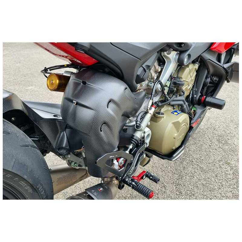 PARECHALEUR CARBONE CNC RACING DUCATI STREETFIGHTER V4 MAT