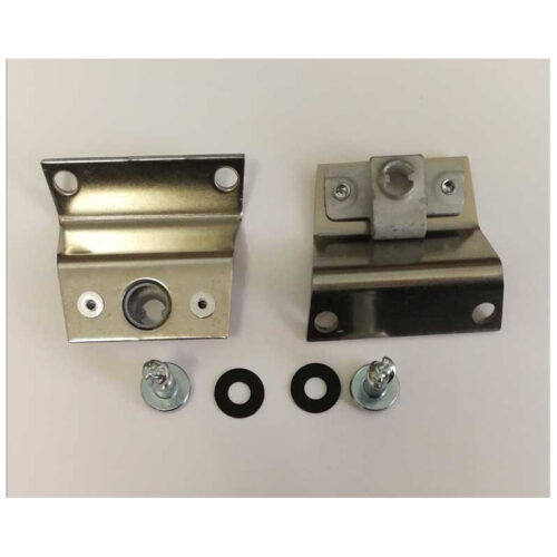 Pattes de fixation inox tête de fourche (2
