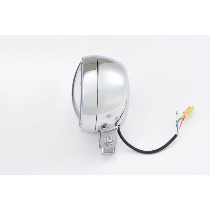Phare chrome LED 135mm Daytona fixation dessous