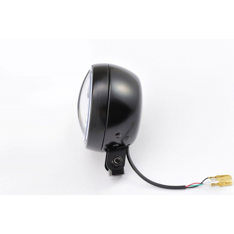 Phare noir LED 135mm Daytona fixation dessous