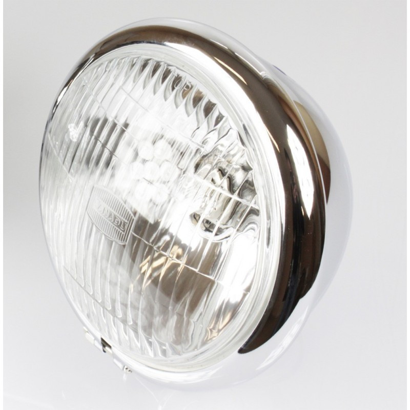 PHARE TYPE BATES 5-3-4 (14.6 CM DE DIAMETRE) - CHROME PHARE TYPE BATES 5-3-4 (14.6 CM DE DIAMETRE) - CHROME