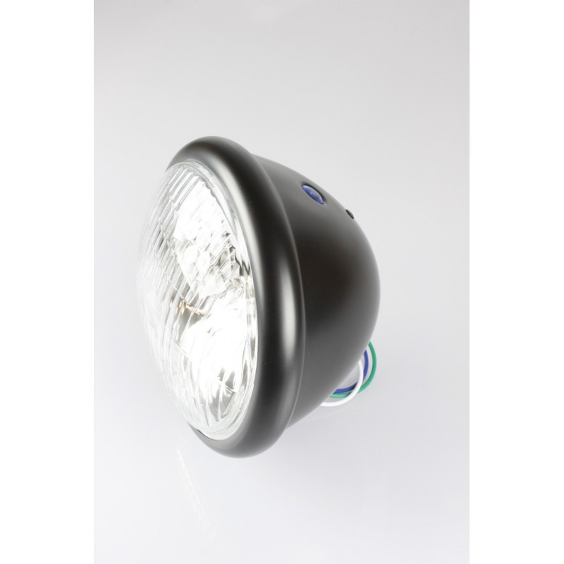 PHARE TYPE BATES 5-3-4 (14.6 CM DE DIAMETRE) - NOIR PHARE TYPE BATES 5-3-4 (14.6 CM DE DIAMETRE) - NOIR