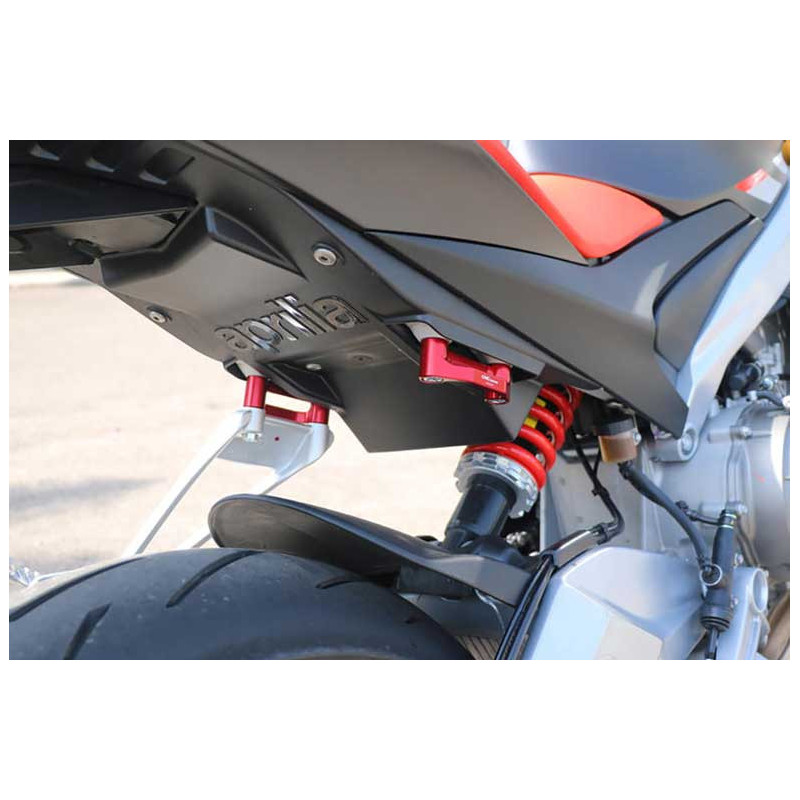 PLAQUE D'OBTURATION PLATINES REPOSE-PIEDS ARRIERE APRILIA RS 660 CNC RACING