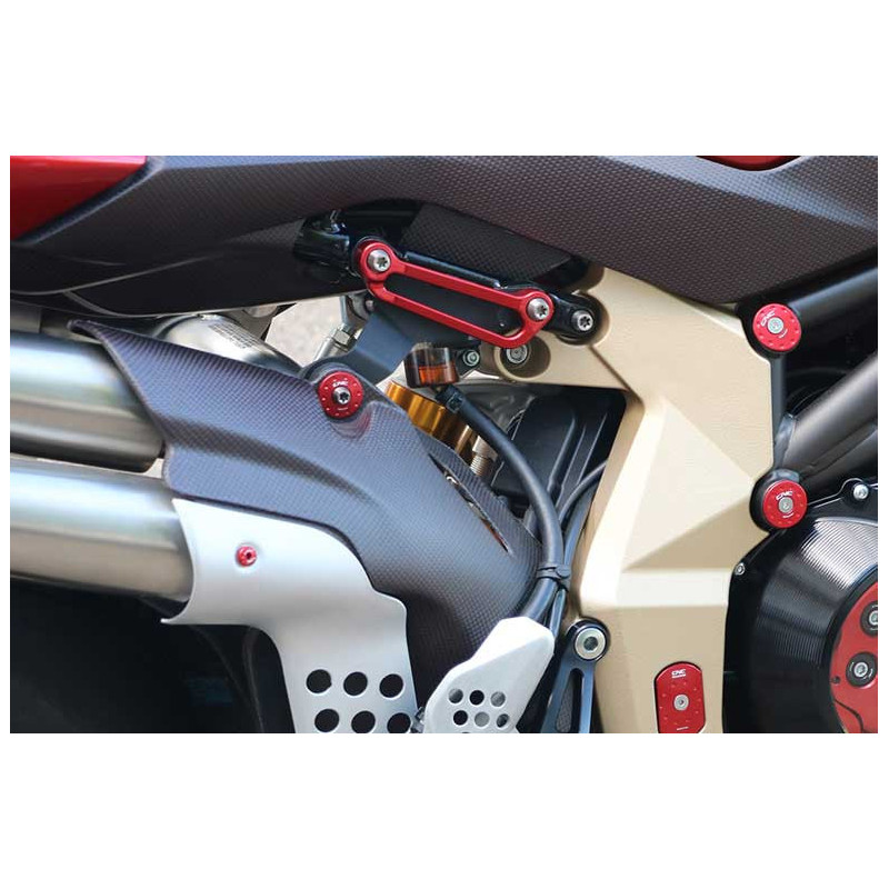 Plaques remplacement repose-pieds passager Mv Agusta