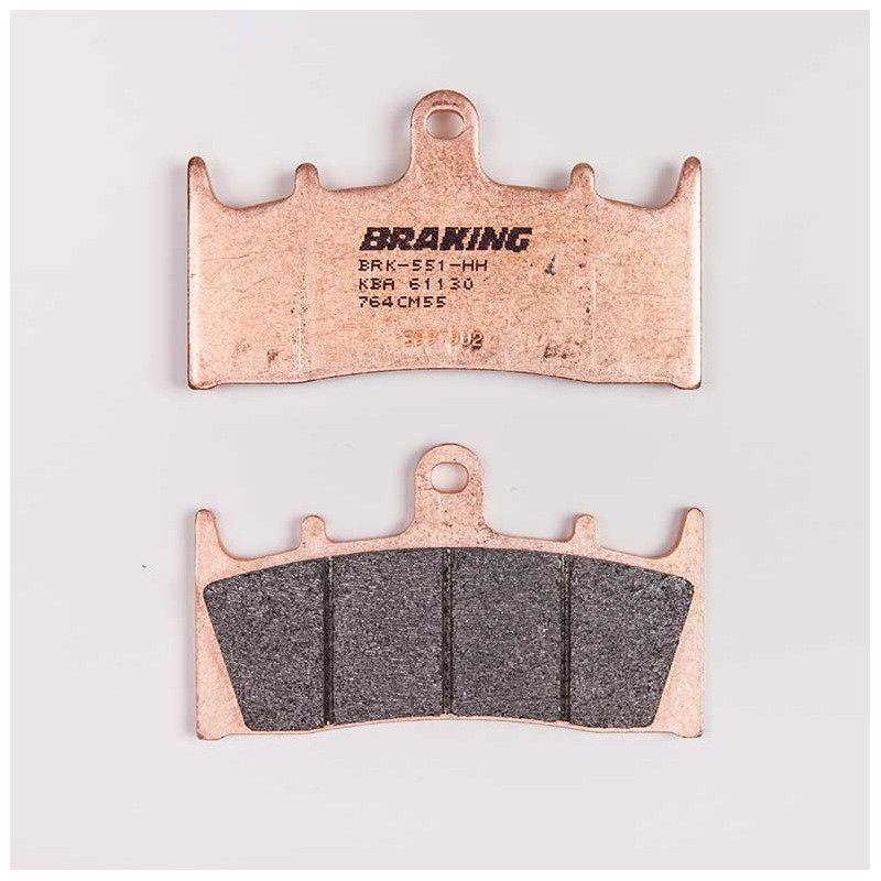 PLAQUETTES DE FREIN FRITTÉS TRAIL/TOURING CM55 BRAKING
