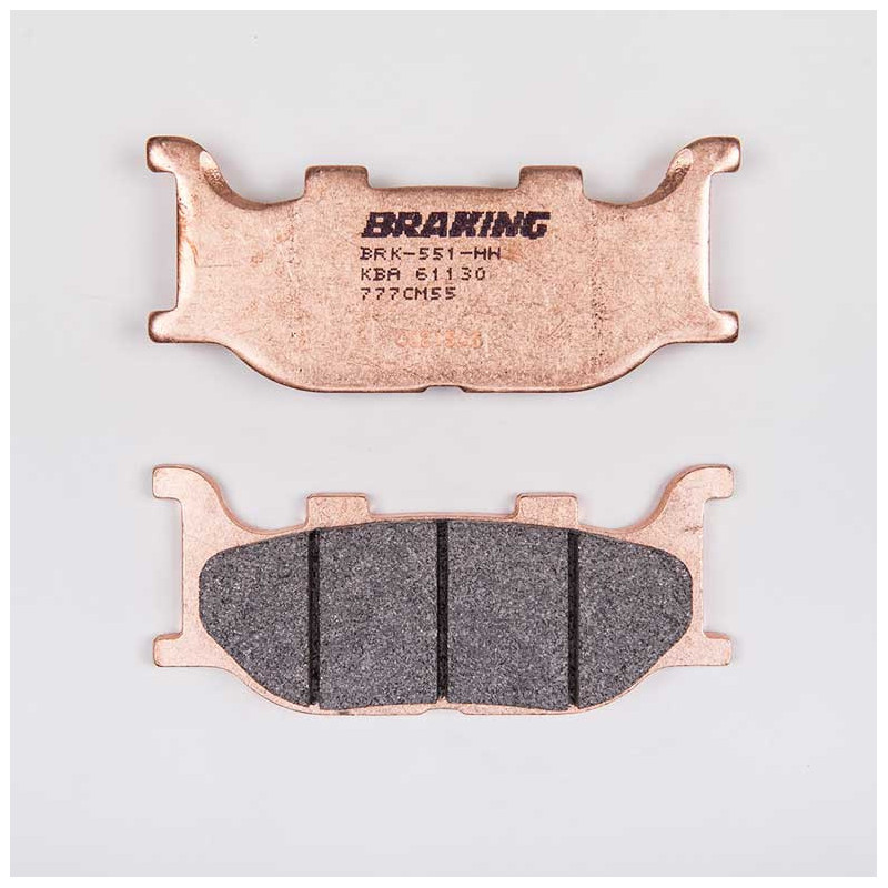 PLAQUETTES DE FREIN FRITTÉS TRAIL/TOURING CM55 BRAKING