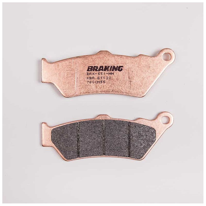 PLAQUETTES DE FREIN FRITTÉS TRAIL/TOURING CM55 BRAKING PLAQUETTES DE FREIN FRITTÉS TRAIL/TOURING CM55 BRAKING