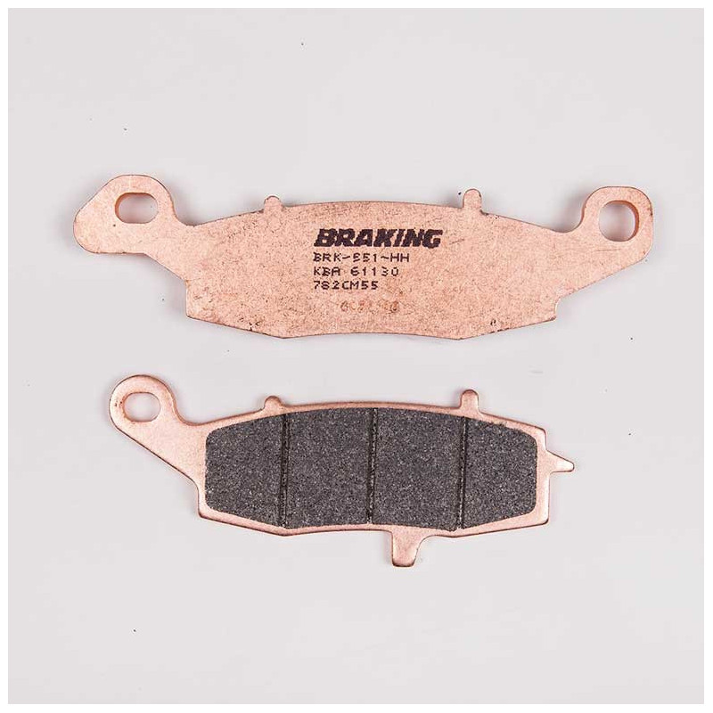 PLAQUETTES DE FREIN FRITTÉS TRAIL/TOURING CM55 BRAKING PLAQUETTES DE FREIN FRITTÉS TRAIL/TOURING CM55 BRAKING