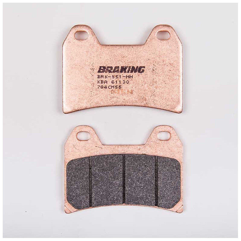 PLAQUETTES DE FREIN FRITTÉS TRAIL/TOURING CM55 BRAKING PLAQUETTES DE FREIN FRITTÉS TRAIL/TOURING CM55 BRAKING