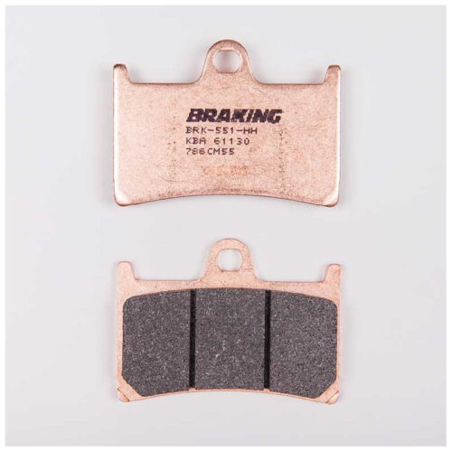 PLAQUETTES DE FREIN FRITTÉS TRAIL/TOURING CM55 BRAKING