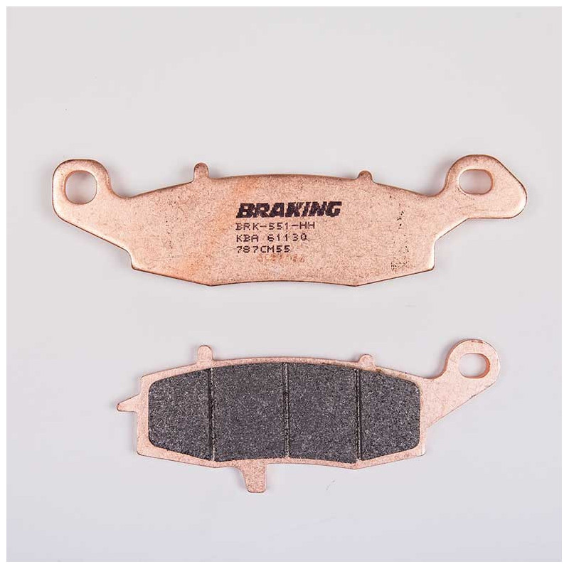 PLAQUETTES DE FREIN FRITTÉS TRAIL/TOURING CM55 BRAKING