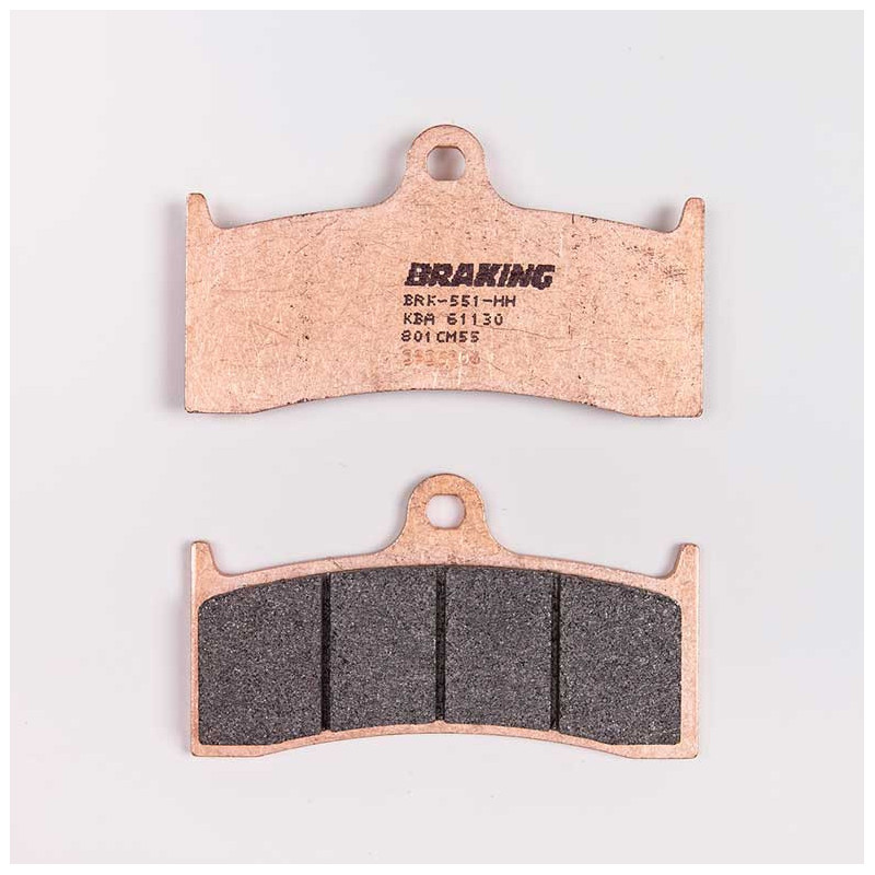 PLAQUETTES DE FREIN FRITTÉS TRAIL/TOURING CM55 BRAKING
