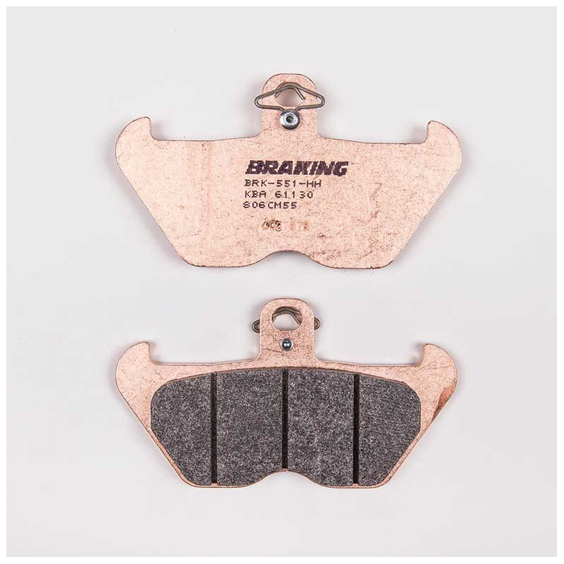 PLAQUETTES DE FREIN FRITTÉS TRAIL/TOURING CM55 BRAKING PLAQUETTES DE FREIN FRITTÉS TRAIL/TOURING CM55 BRAKING