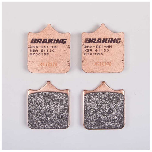 PLAQUETTES DE FREIN FRITTÉS TRAIL/TOURING CM55 BRAKING