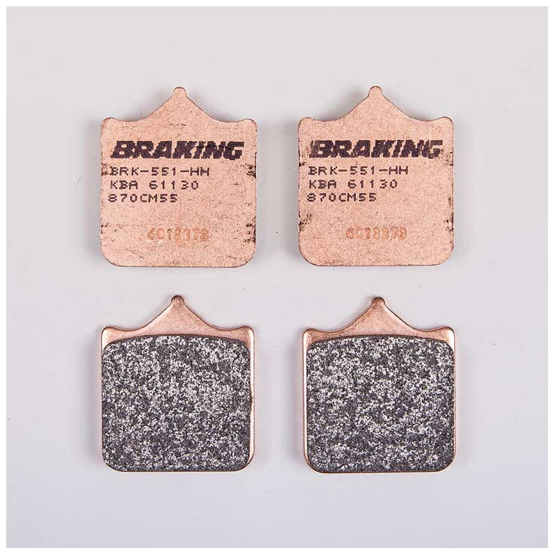 PLAQUETTES DE FREIN FRITTÉS TRAIL/TOURING CM55 BRAKING
