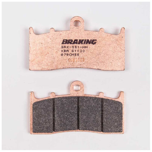 PLAQUETTES DE FREIN FRITTÉS TRAIL/TOURING CM55 BRAKING