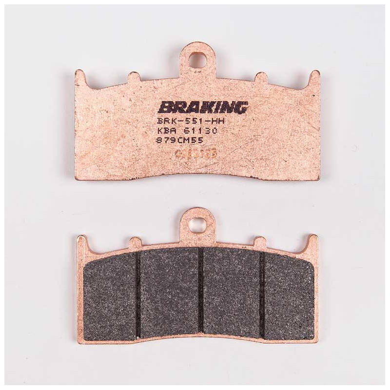 PLAQUETTES DE FREIN FRITTÉS TRAIL/TOURING CM55 BRAKING PLAQUETTES DE FREIN FRITTÉS TRAIL/TOURING CM55 BRAKING