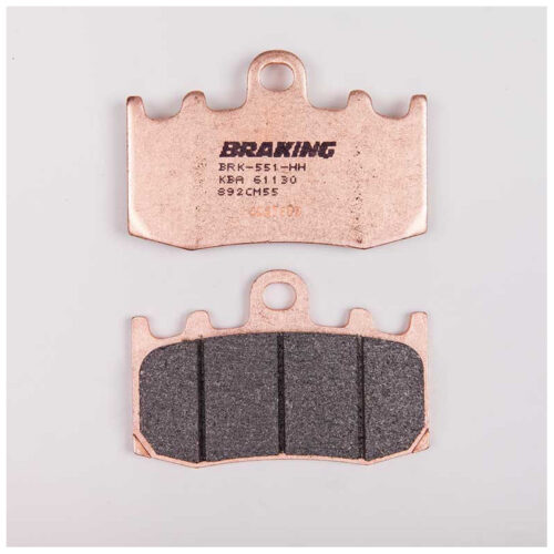 PLAQUETTES DE FREIN FRITTÉS TRAIL/TOURING CM55 BRAKING