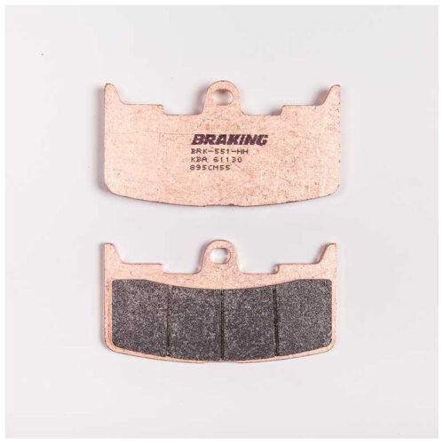 PLAQUETTES DE FREIN FRITTÉS TRAIL/TOURING CM55 BRAKING