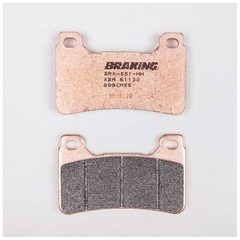 PLAQUETTES DE FREIN FRITTÉS TRAIL/TOURING CM55 BRAKING