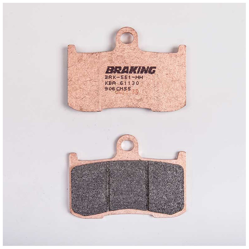 PLAQUETTES DE FREIN FRITTÉS TRAIL/TOURING CM55 BRAKING PLAQUETTES DE FREIN FRITTÉS TRAIL/TOURING CM55 BRAKING