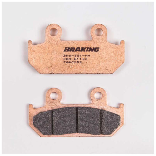PLAQUETTES DE FREIN FRITTÉS TRAIL/TOURING CM55 BRAKING