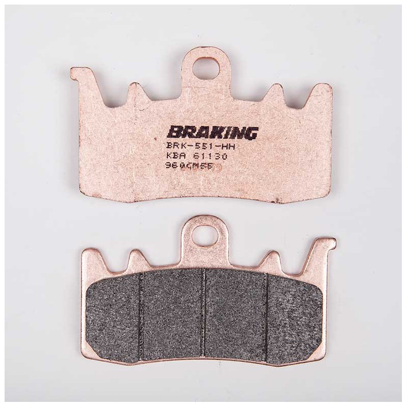 PLAQUETTES DE FREIN FRITTÉS TRAIL/TOURING CM55 BRAKING PLAQUETTES DE FREIN FRITTÉS TRAIL/TOURING CM55 BRAKING