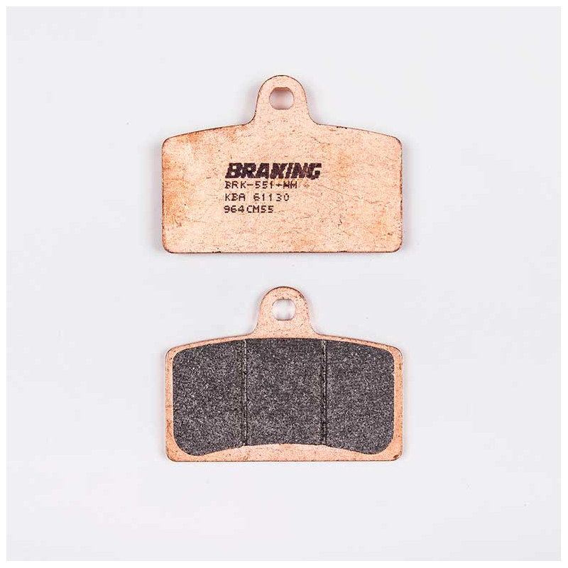 PLAQUETTES DE FREIN FRITTÉS TRAIL/TOURING CM55 BRAKING