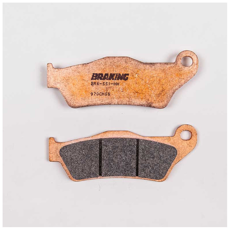 PLAQUETTES DE FREIN FRITTÉS TRAIL/TOURING CM55 BRAKING
