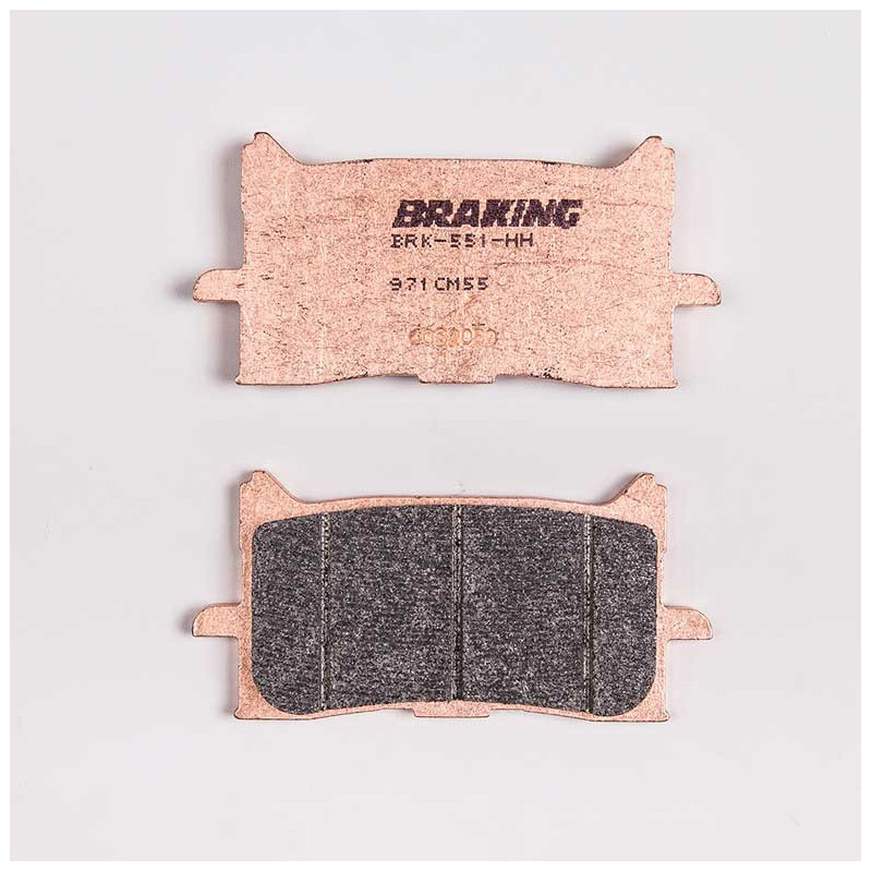 PLAQUETTES DE FREIN FRITTÉS TRAIL/TOURING CM55 BRAKING PLAQUETTES DE FREIN FRITTÉS TRAIL/TOURING CM55 BRAKING