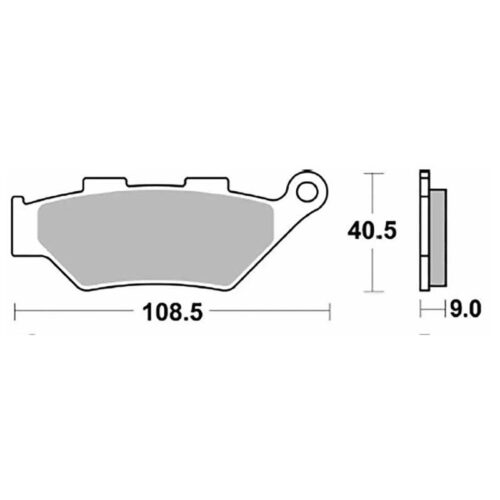 PLAQUETTES DE FREIN FRITTÉS TRAIL/TOURING CM55 BRAKING