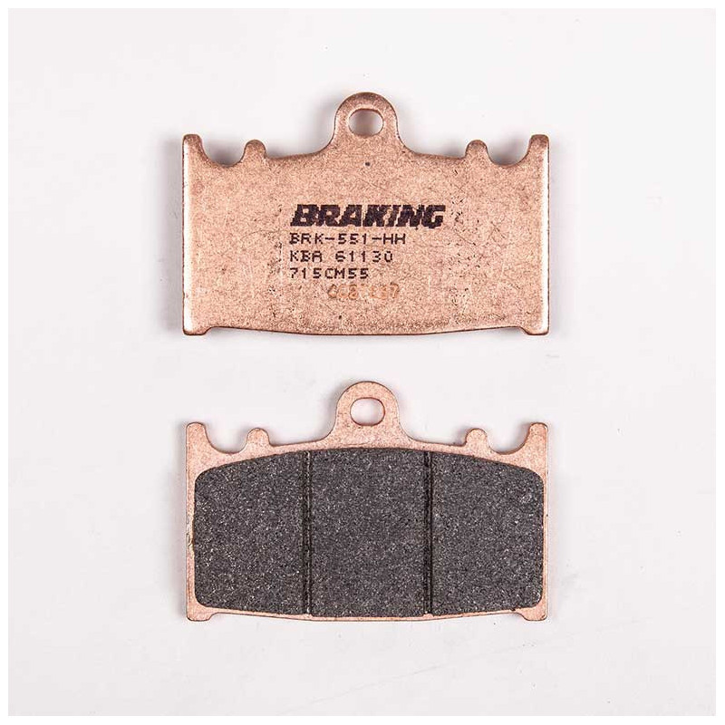 PLAQUETTES DE FREIN FRITTÉS TRAIL/TOURING CM55 BRAKING PLAQUETTES DE FREIN FRITTÉS TRAIL/TOURING CM55 BRAKING