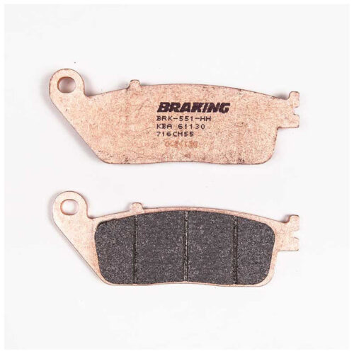 PLAQUETTES DE FREIN FRITTÉS TRAIL/TOURING CM55 BRAKING