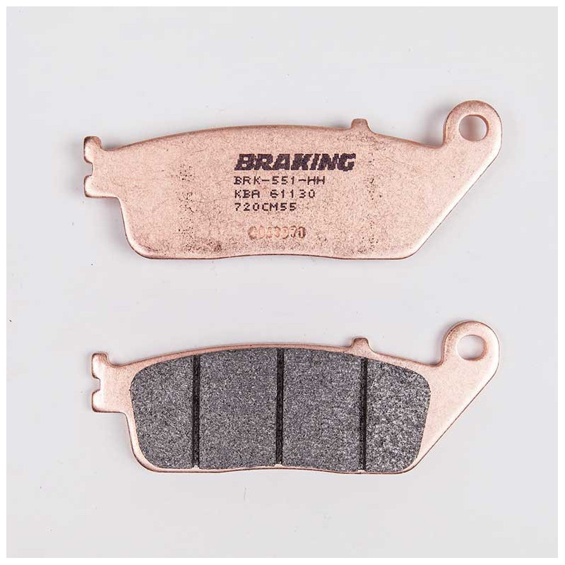 PLAQUETTES DE FREIN FRITTÉS TRAIL/TOURING CM55 BRAKING PLAQUETTES DE FREIN FRITTÉS TRAIL/TOURING CM55 BRAKING