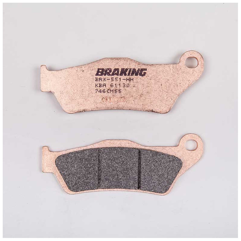 PLAQUETTES DE FREIN FRITTÉS TRAIL/TOURING CM55 BRAKING