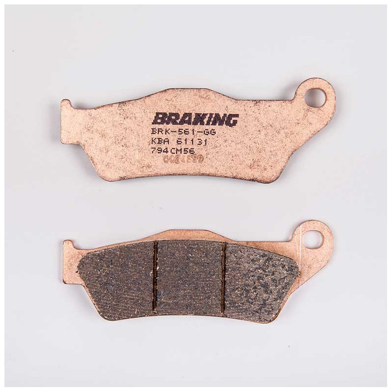 PLAQUETTES DE FREIN FRITTÉS TRAIL/TOURING CM56 BRAKING PLAQUETTES DE FREIN FRITTÉS TRAIL/TOURING CM56 BRAKING