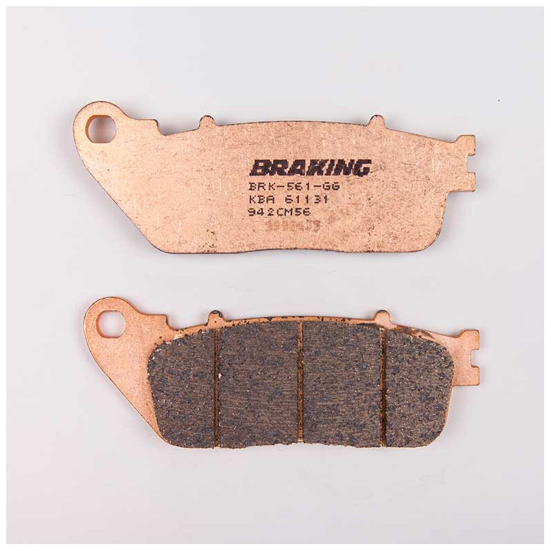 PLAQUETTES DE FREIN FRITTÉS TRAIL/TOURING CM56 BRAKING PLAQUETTES DE FREIN FRITTÉS TRAIL/TOURING CM56 BRAKING