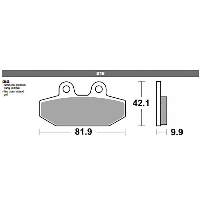 PLAQUETTES DE FREIN FRITTÉS TRAIL/TOURING CM88 BRAKING PLAQUETTES DE FREIN FRITTÉS TRAIL/TOURING CM88 BRAKING