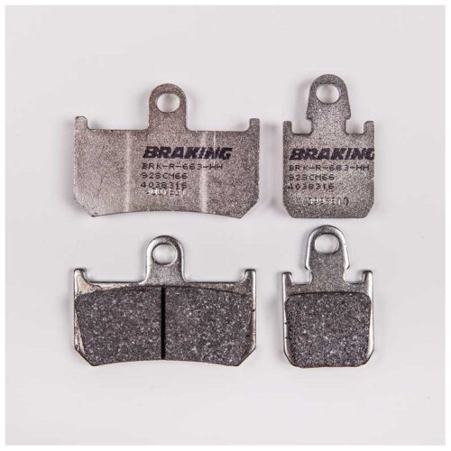 PLAQUETTES DE FREIN SEMI-FRITTÉS PISTE/COMPETITION CM66 BRAKING