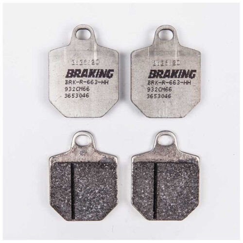 PLAQUETTES DE FREIN SEMI-FRITTÉS PISTE/COMPETITION CM66 BRAKING
